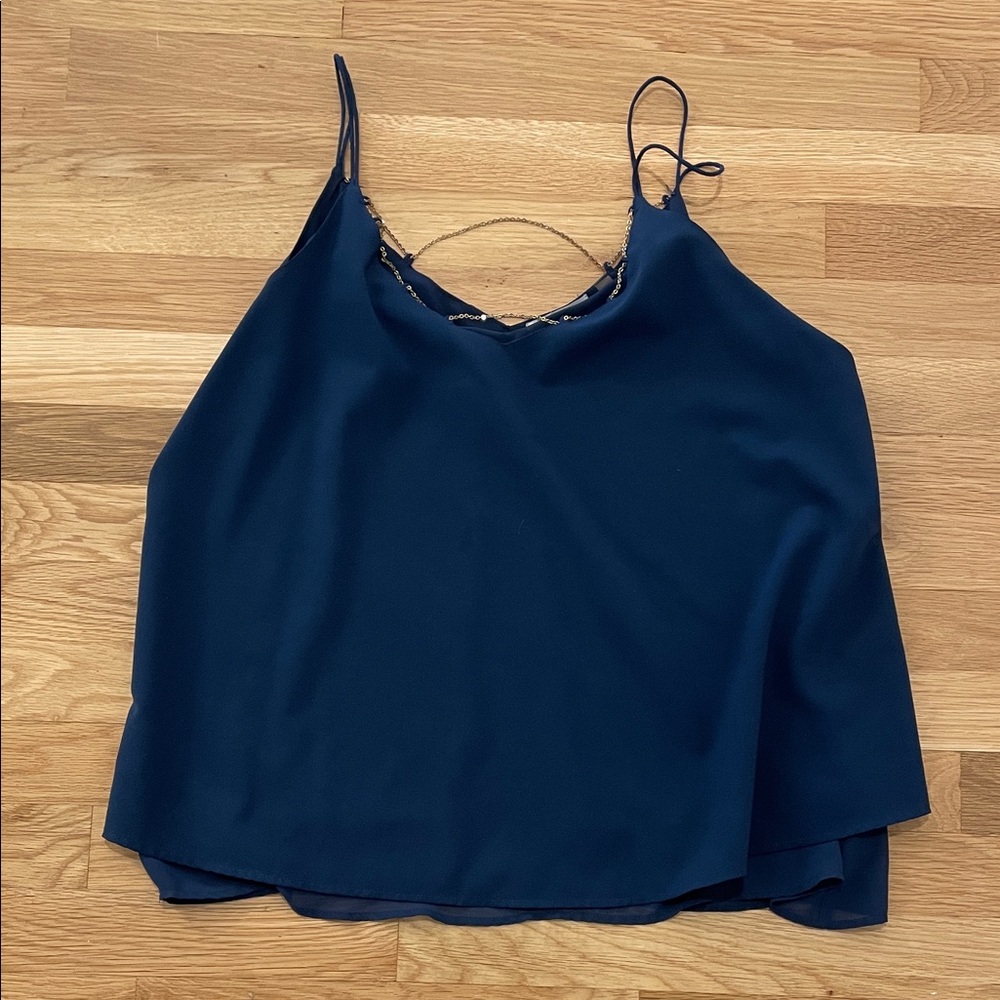 Dex Navy Blue Camisole Top